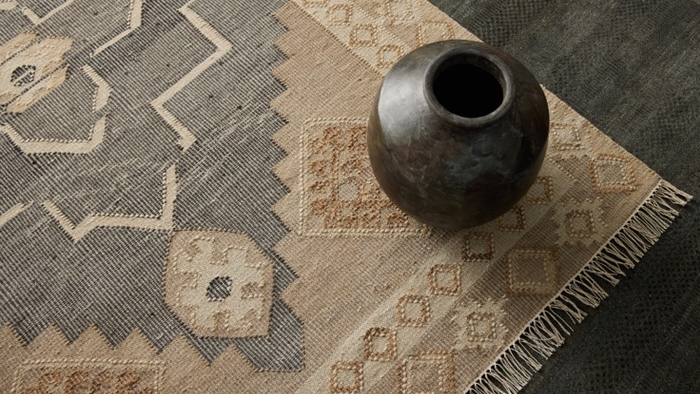 Ručne viazaný kusový koberec Heriz Wood DE 2005 Grey Mix
